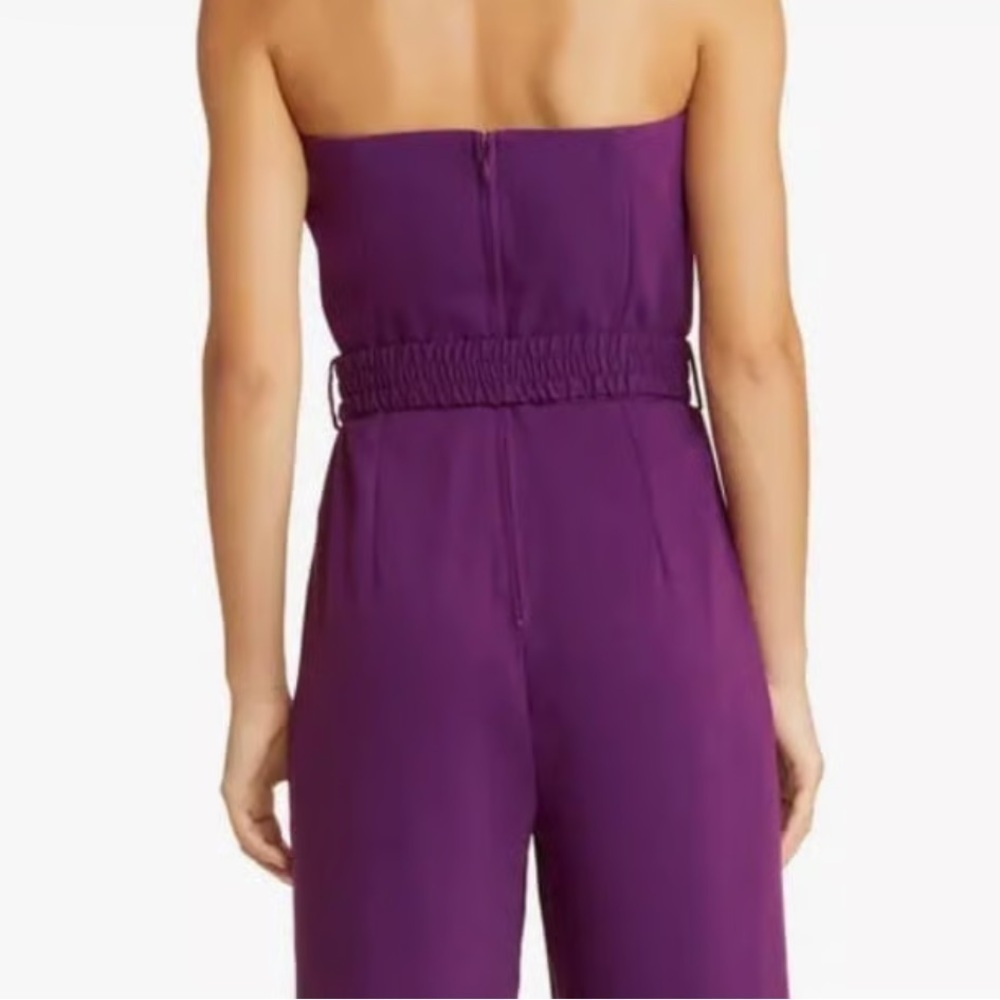 Lilly Pulitzer Rosalie Strapless Amarena Cherry Jumpsuit SIZE 4 - Picture 7 of 7